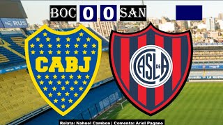 BOCA JUNIORS vs SAN LORENZO🔴 EN VIVO | LIGA PROFESIONAL 2021 (Audio)