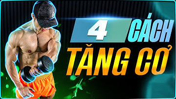 4 Cách tăng cơ hiệu quả dựa trên cơ sở khoa học