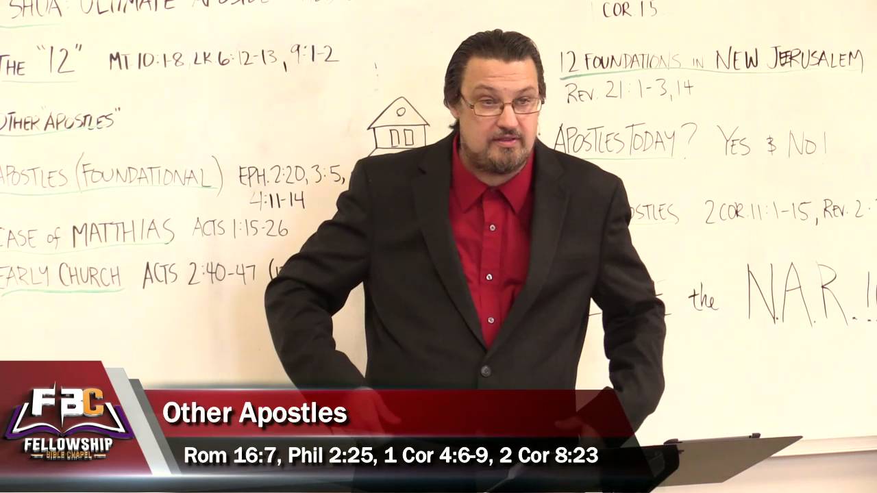 2016 01 24 Pastor Steve Mitchell - PTS - "On Apostles: True & False"
