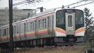 E129系B5編成 信越本線下り普通441M 長岡→新潟→内野