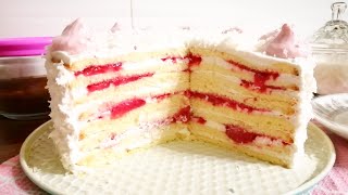 Идеальный торт на праздник Торт Молочная девочка с клубничным конфи Cake Milk girl 