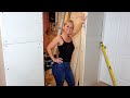 Building alone in the forest  new cabin build  supplies  pine boards  new diy pantry
