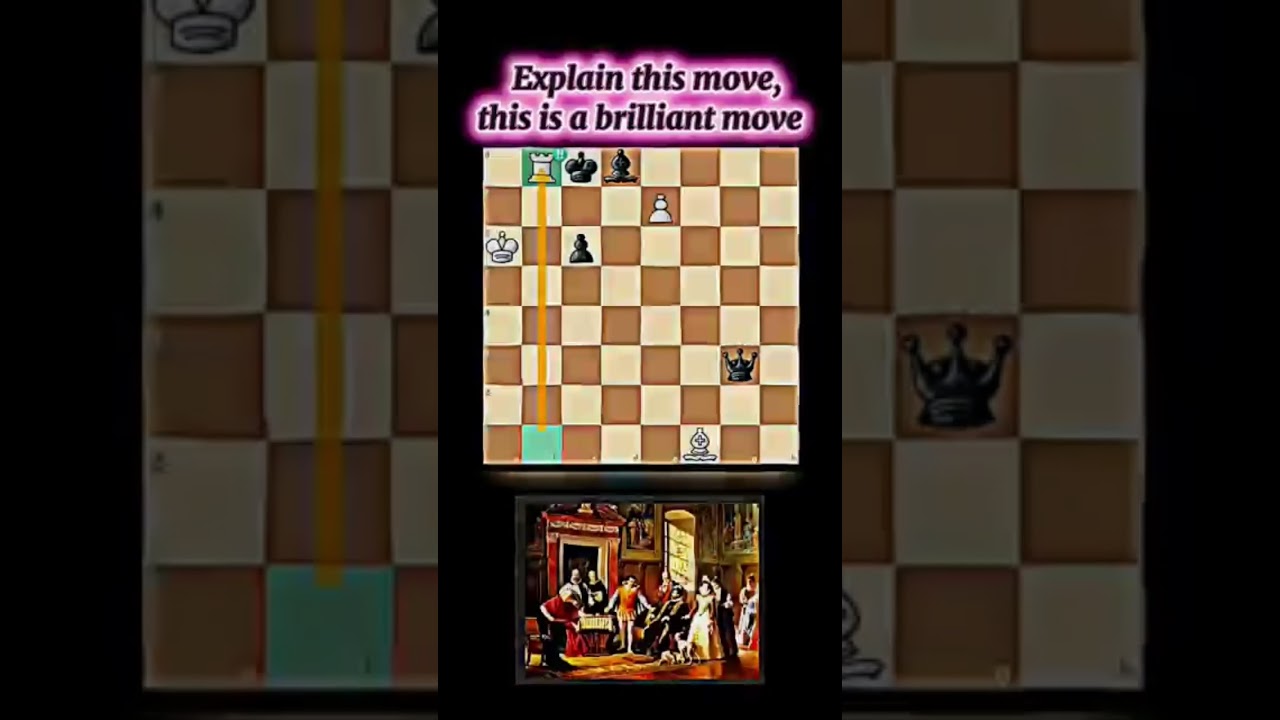 Rook Brilliancy ✨ l Explain why this is a brilliant move. 