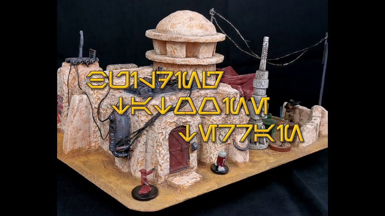 Building Tatooine Terrain for Star Wars Legion