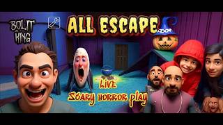 THE GRANNY GRANDPA SCARY HOME _ HORROR ALL ESCAPE _ PLAY GAMING LIVE