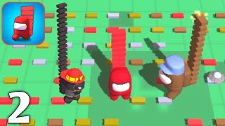 Impostor Bridge Race - Gameplay Walkthrough Part 2 All Levels 11-20 (Android & iOS) screenshot 3