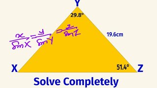 Sine Rule: Solve Any Triangle Completely. SS2