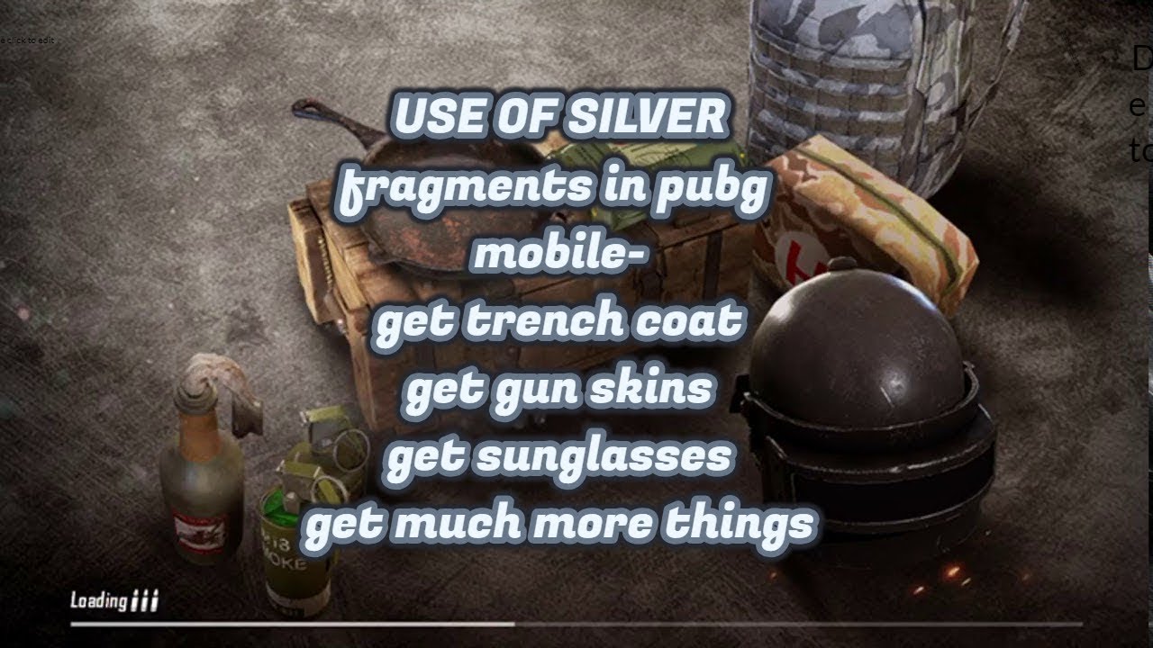 how to use silver fragments in pubg mobile for gun skins!!! - 