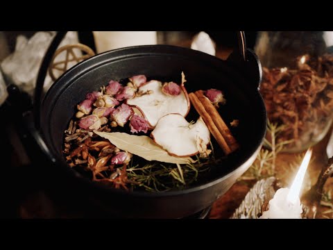 【魔女の休日】魔女釜で煮込むシマーポットの作り方 / How to Make Simmer Pots？