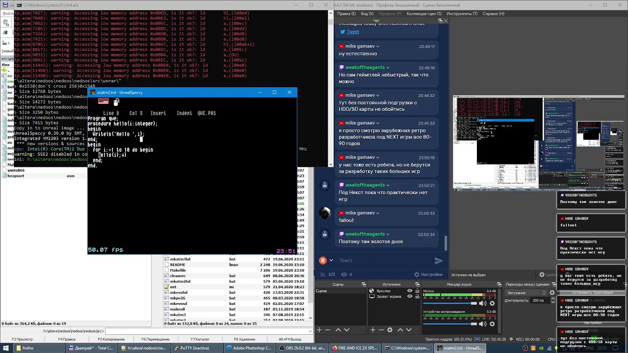 ZX Spectrum coding: Unreal Project game engine (ALASM) - YouTube