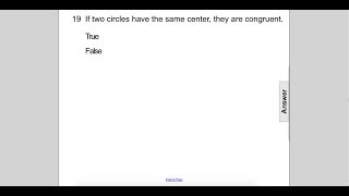 Geometry Circles Central Angles & Arcs Pt 2 Q19 Profile