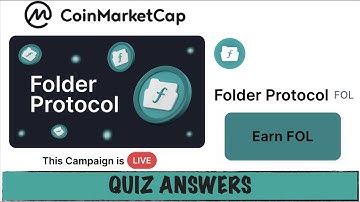 FOLDER PROTOCOL Quiz Answers | Earn Free FOL Token | Learn & Earn FOL on coinmarketcap