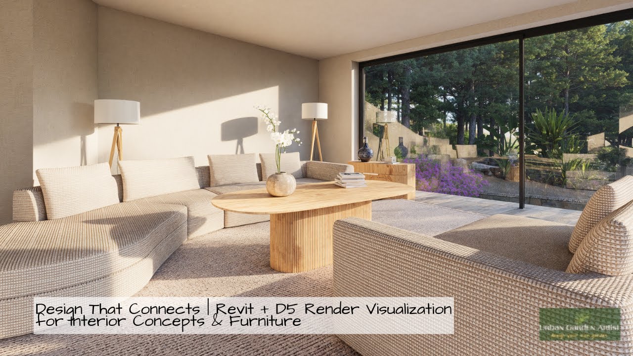 Design That Connects | Revit + D5 Render Visualization for Interior Concepts & Furniture