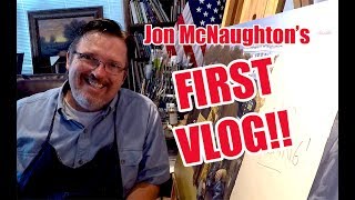 My First Vlog!!! Welcome to my Studio
Welcome to my first vlog! Ive always been such a private, hermit-like artist, but now you can see what its like to have all these conservative thoughts dying to be made into a painting. This is all my brothers idea, so please subscribe and let me know what you think in the comments below.
See all my paintings and special deals at: http://jonmcnaughton.com My First Vlog!!! Welcome to my Studio