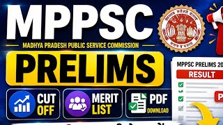 MPPSC Result 2026 Prelims Cut Off Marks, Merit List Pdf Download/MPPSC Prelims Result 2026 Download