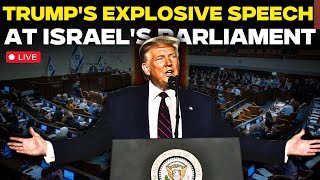 Trump Speech LIVE: US President Addresses Israel’s Parliament | Jerusalem News LIVE | Knesset