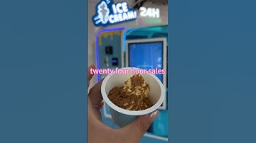 Ice cream vending machine, a good choice for starting your business! #icecream #startbusiness