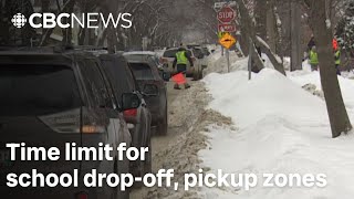 Winnipeg councillor wants 1-minute time limit for school drop-off, pickup zones