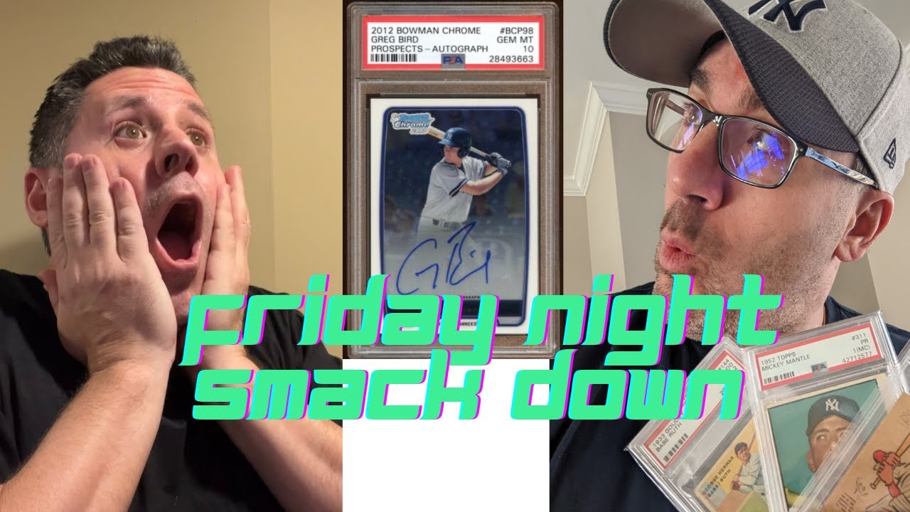 Friday Night Sports Card Smack Down w/ NYYANKSFAN7 Top 15 Worst Slabs