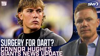 Giants QB Jaxson Dart to require season-ending knee surgery?