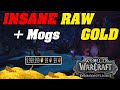 Insane raw gold  transmog goldfarm in dragonflight retail