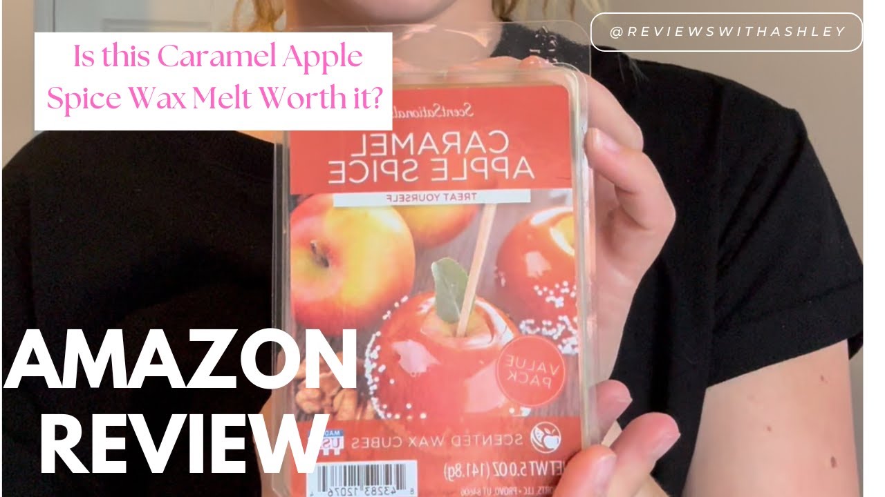 Scentsationals Scented Wax Fragrance Melts 5.0 oz - Caramel Apple Spice - 12 Wax Cubes Pack