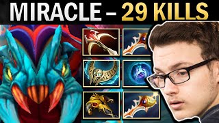 Weaver Dota Gameplay Miracle with 29 Kills and Rapier