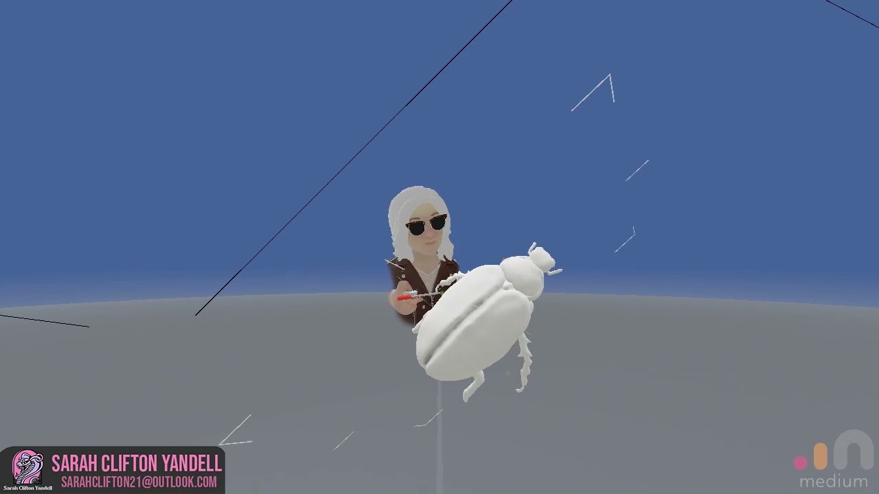 Scarab Model Timelapse in Adobe Medium VR