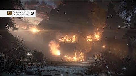 Until Dawn - This Is THE End Trophy Guide