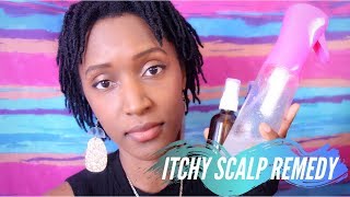How To Stop Itchy Scalp with Locs - Essential Oil Remedy