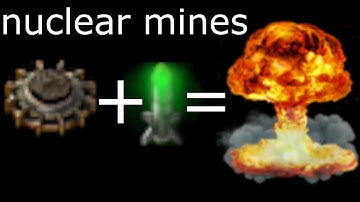 nuclear mines in vanilla factorio