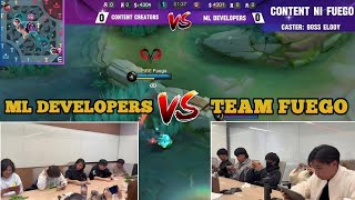 ML Developers VS Team Fuego - Hinamon namin ng ML si Moonton