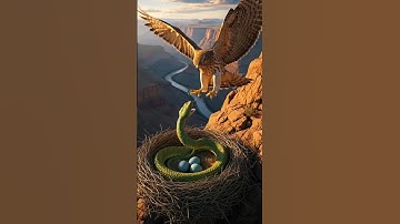 Bird vs Snake 🦜vs 🐍Ai Shorts #birds#nature #wildlife