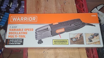 WARRIOR 2 Amp Variable-Speed Oscillating Multi-Tool Corded #DIY