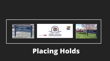 Using Our Catalog: Placing Holds