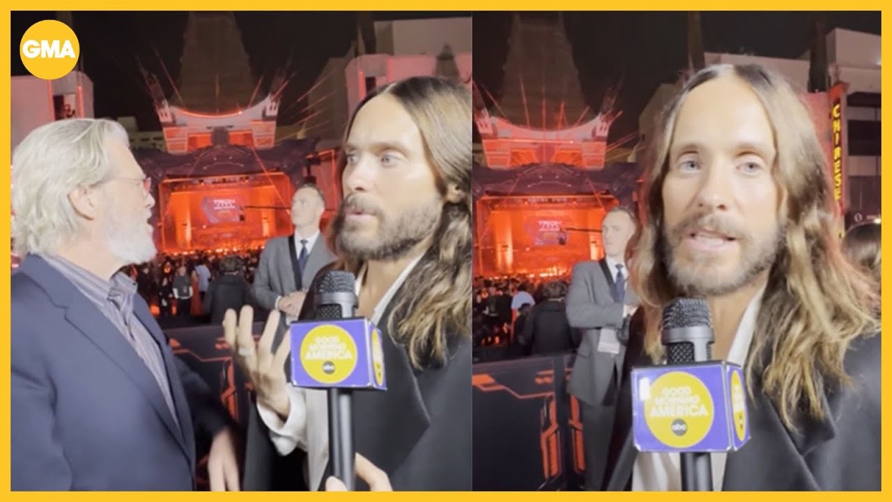 Jared Leto, Jeff Bridges shine at LA premiere of 'Tron: Ares'