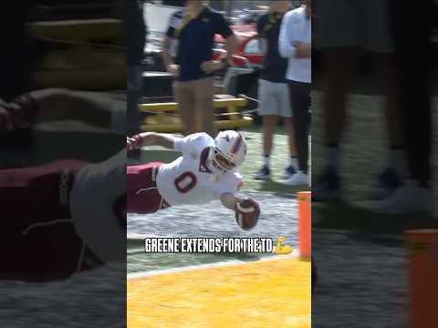 Reaching for the pylon! 😲 #gohokies #collegefootball #accfootball #cfb #virginiatech