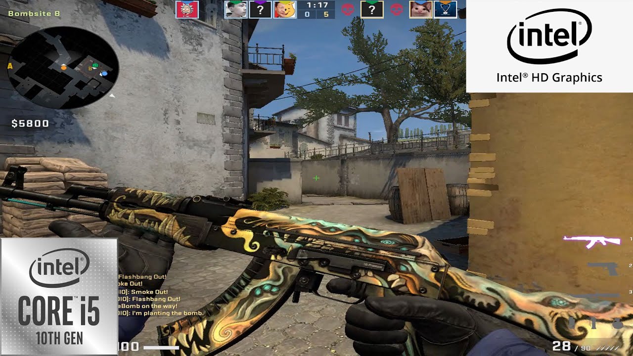 CS:GO : i5 10400 + UHD 630 - YouTube