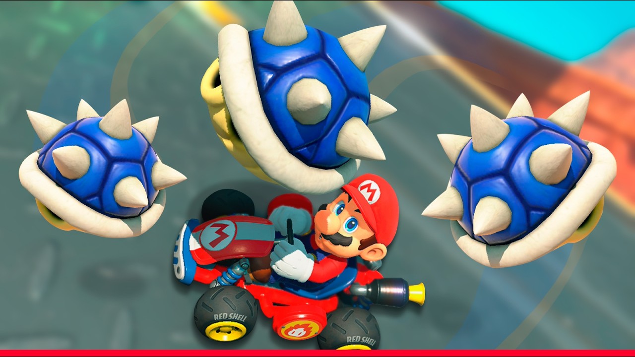 Mario Kart World - Carrera usando solo el Caparazón Azul  | Gameplay sin comentarios