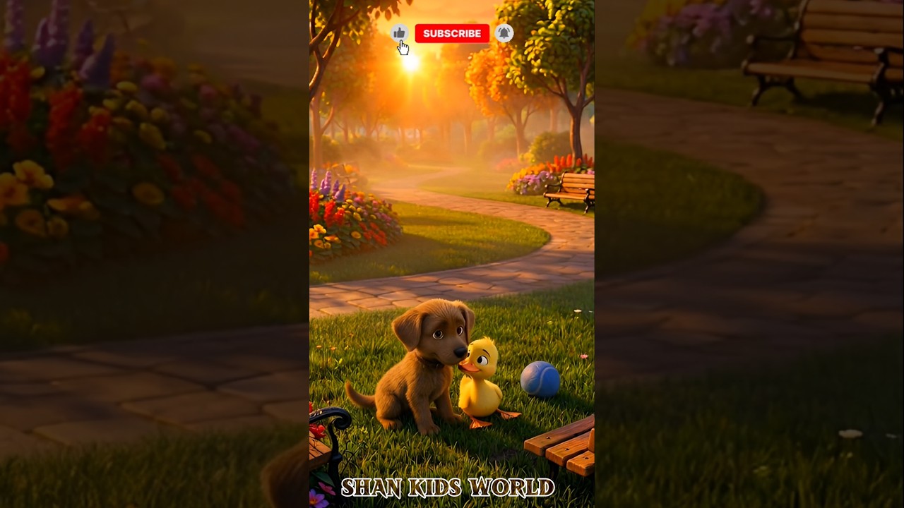 Buddy & Pip&rsquo;s Silent Sharing Story | 3D Pixar-Style Kids Short#cartoonvideo#animation #shorts#viral