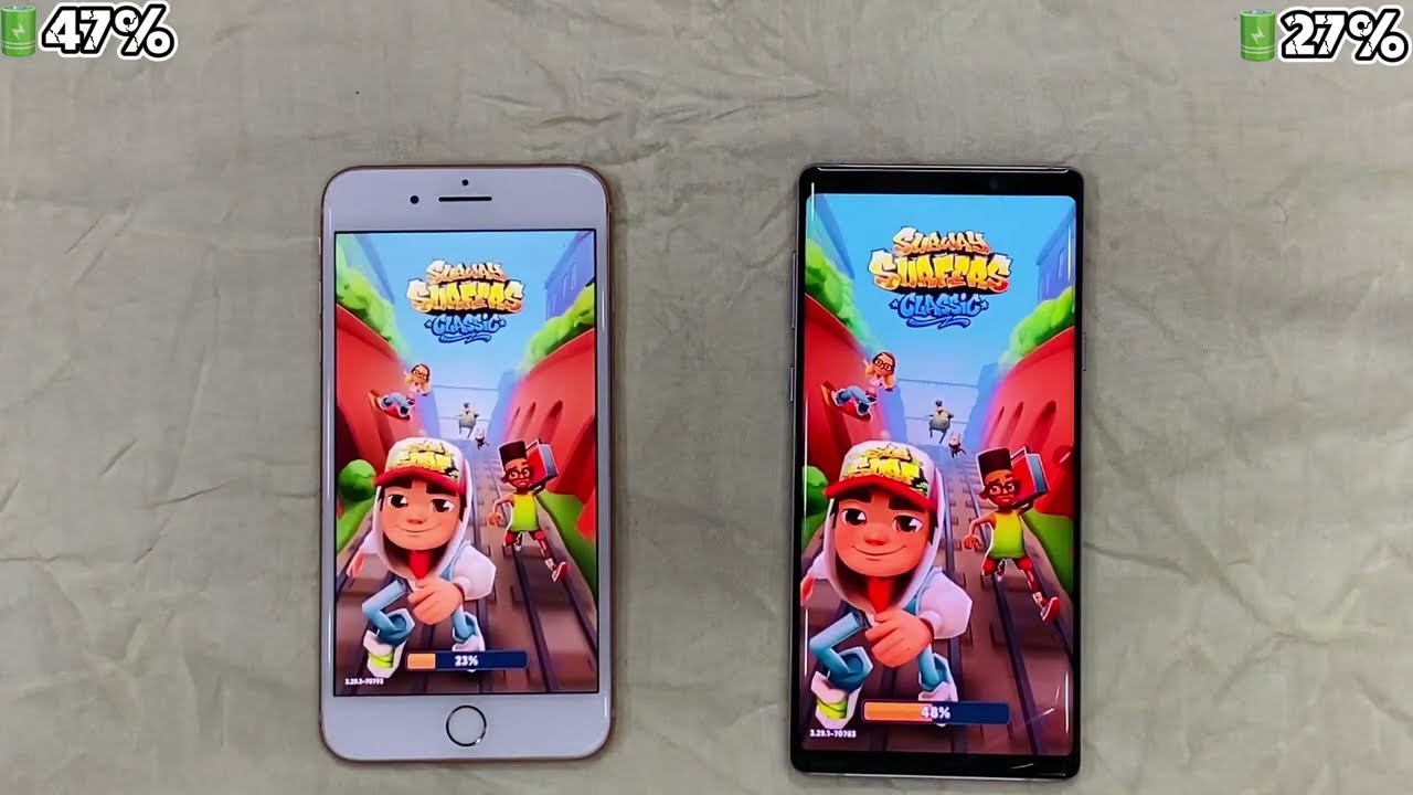 iPhone 8 Plus vs Samsung Galaxy Note 9:Speed test and Comparison