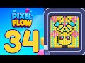 Pixel Flow Level 34 Solution