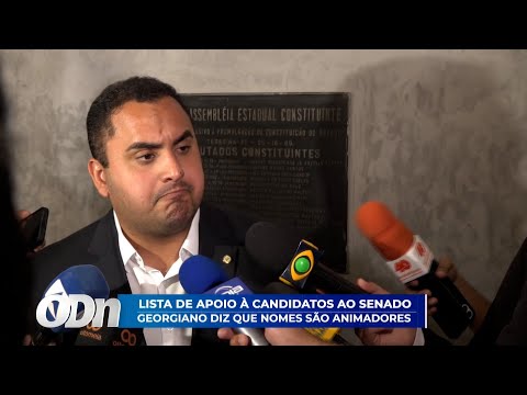 Georgiano Neto diz que lista de nomes de candidatos ao senado é animadora 14 07 2025