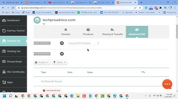 How to add an A record for a domain name in Namecheap account