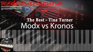 Soundbeispiel "The Best" (Tina Turner) Yamaha Modx versus Korg Kronos Coversound