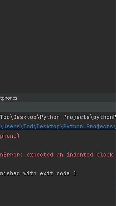 How to avoid indentation errors in for loops? #python #shorts - YouTube