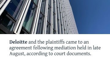 Video Now: Deloitte agrees to class-action settlement over RIBridges cyberattack