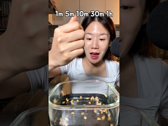 Making Popcorn in an Air Fryer #mukbang