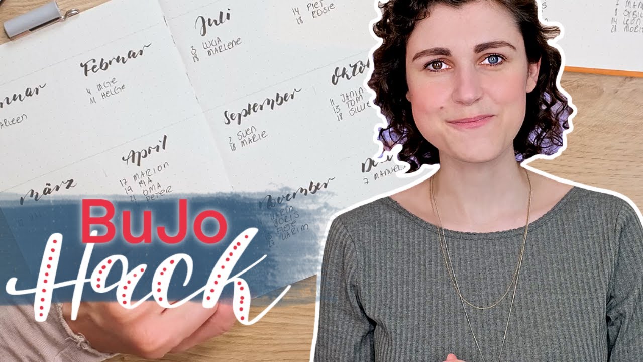 Den Bullet Journal Hack musst du kennen! Spart Zeit. - YouTube