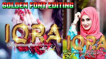 glass font editing tranding stylish name editing in Pixellab PS touch